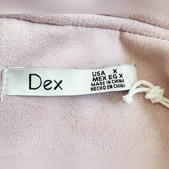 [X & 1X] NWT DEX Plus Moto Jacket - Pink Petal - Picture 5 of 16